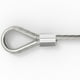thumbnail image 3 of ADDHAT 200Pcs Steel Wire Aluminum Crimp Double Ferrule Clips Silver Aluminum Sleeves for Strong Cable Fixing, 3 of 8