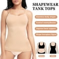 thumbnail image 4 of MANIFIQUE Compression Tank Cami - Tummy and Waist Control Body Shapewear Camisole for Women, 4 of 7