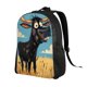 thumbnail image 2 of Fotbe Whimsical Cartoon Cow Mochila de Viaje para Laptop, Mochila Ejecutiva Delgada y Resistente 15.6", 2 of 8