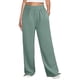 thumbnail image 2 of Pantalones de mujer cintura alta elásticos Color puro cordón bolsillos sueltos deportes pierna ancha tobillo atado pantalones de mujer, 2 of 6