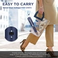thumbnail image 5 of Infrared Titanium Flat Iron, IG INGLAM 1.75-Inch Wide Hair Straightener for Thick Hair, Prussian Blue, 5 of 9