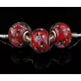 thumbnail image 6 of U8MO 5pcs Lampwork Glass Murano Loose Big Hole Beads For European Charms Bracelets-Black, 6 of 7