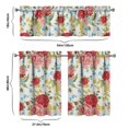 thumbnail image 6 of Kitchen Curtains and Valance Set 36 Inch Tier Pioneer Colorful Floral 3 Pieces Set Dining Room Small Curtain Drapes Cafe Curtains Valance for Home Decor Rod Pocket, 6 of 6