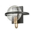 thumbnail image 2 of Elk Home 15420/1 Oriah 9" 1-Light Matte Black Wall Sconce Light Mercury Glass, 2 of 2