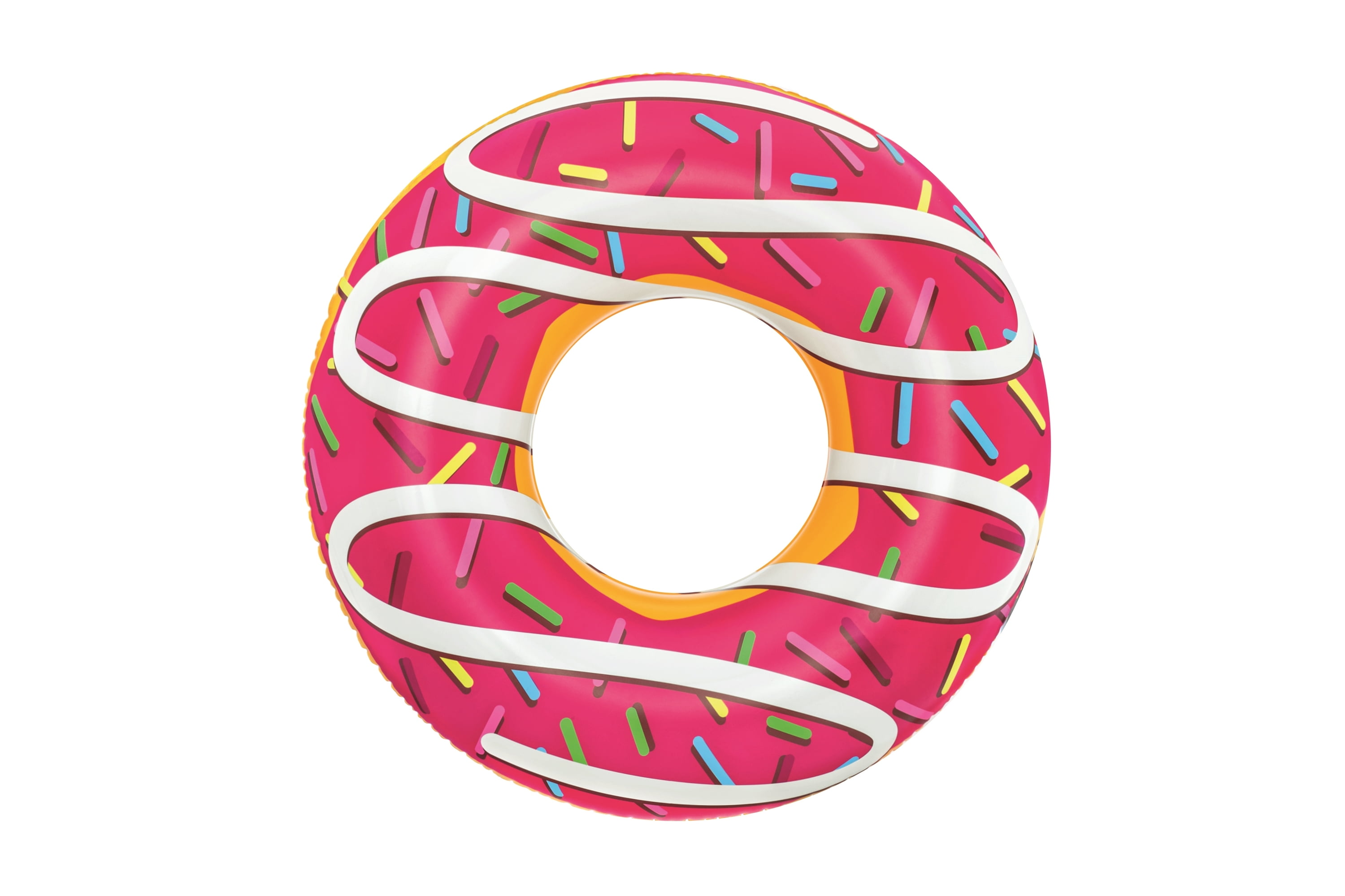 Bluescape 45" Multicolor Donut Pool Ring Float, Kids and Adults