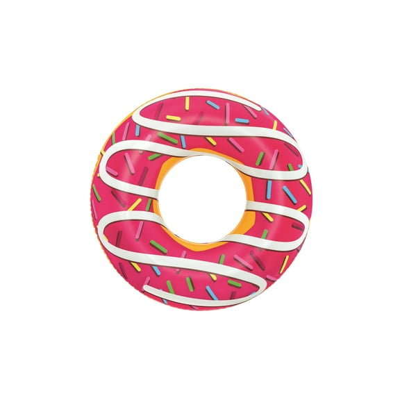 Bluescape 45" Multicolor Donut Pool Ring Float, Kids and Adults