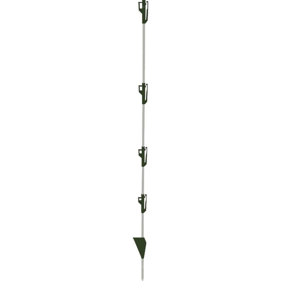 Dare 4 Ft. x 3/8 In. White Post with Step Plate 3650