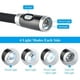 thumbnail image 2 of Lámpara de lectura LED manos libres que cuelga alrededor del cuello 4 perlas de lámpara LED 4 modos de velocidad Puedes leer en la cama o en el auto (negro) oso de fresa Electrónica, 2 of 5