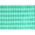 thumbnail image 1 of Ahgly Company Indoor Rectangle Abstract Turquoise Blue Contemporary Area Rugs, 7' x 10', 1 of 4