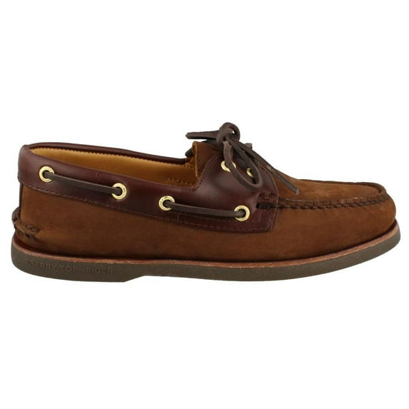Sperry STS10216: Top-Sider Men's Gold Cup A/O 2-Eye Boat Shoe,Brown/Buc Leather (Brown/Buc Brown, 11 D(M) US)