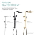 thumbnail image 6 of Fennocasa Polaris 3 Rain Shower System, 8” Rainfall Shower Head and Handheld Shower Combo, includes 3-Setting Handheld Spray,60” Hose (1.8 GPM Oil Rubbed Bronze), 6 of 8