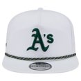 thumbnail image 2 of Men's New Era White Athletics Perforated Golfer Snapback Hat, 2 of 5