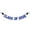 Blue-Class Of 2026, variant on 2026 Graduation Banner Garland Decorations, Black Glitter Class of 2026 Hanging Banner with Graduation Cap Design, Pre-Assembled Party Supplies for School, Home, Car, Photo Backdrop