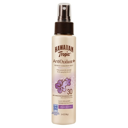 (2 pack) (2 pack) Hawaiian Tropic Antioxidant Mist, SPF 30, 3.4oz
