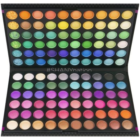 SHANY 120 Colors Highly Pigmented Long Lasting Blendable Natural Colors Eye shadow Palette, Bold and Bright Collection, Vivid Colors