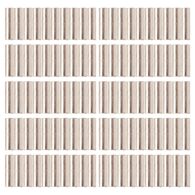 Single Barrel Crimp Sleeves Kit, Stainless Steel Barrel Crimp Sleeves Copper Tube 100 Pcs Stainless Steel Material For Fishing 2.2