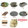 thumbnail image 5 of 50g Nature Apple Sticks Pet Snacks Apple Wood Sticks Chew Toys for Bunny Rabbits Guinea Pigs Chinchilla Squirrel Hamster, 5 of 5