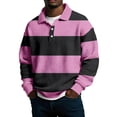 thumbnail image 1 of Mens Manga Larga Vintage de Moda Impresión Casual Color Sólido Botón Turndown Collar Camisa para el Verano Al Aire Libre, 1 of 5