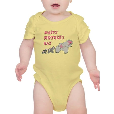 

Mothers Day Doodle Elephant Bodysuit Infant -Image by Shutterstock 12 Months