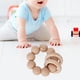 thumbnail image 5 of para la dentición Apaciguar la incomodidad Sin rebabas para bebés Juguetes para la dentición para bebés para de Marrón claro Baoblaze Perlas de dentición, 5 of 8
