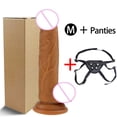 thumbnail image 1 of Consolador realista con sensación de piel para mujer, pene enorme suave con ventosa, masturbación femenina, Lesbain, Juguetes sexuales anales para adultos 18+ Tan Jianjun unisex, 1 of 2