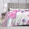 thumbnail image 5 of Hello Kitty Blanket, Super Soft Throw Blanket, Cozy Flannel Blankets For Boys Girls, Warm Blankets For Couch Sofa Bed, 80"X60", 5 of 9