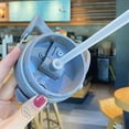 thumbnail image 4 of Copa De Agua Taza de paja de acero inoxidable 304 con doble aislamiento para coche Ice Tyrant Cup de 600 ml verde Sywqhk Libre de BPA, 4 of 5