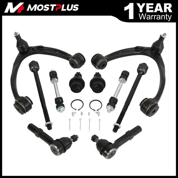 MOSTPLUS Front Upper Control Arms Ball Joint for 2007-2014 Chevy Suburban 1500 GMC Yukon