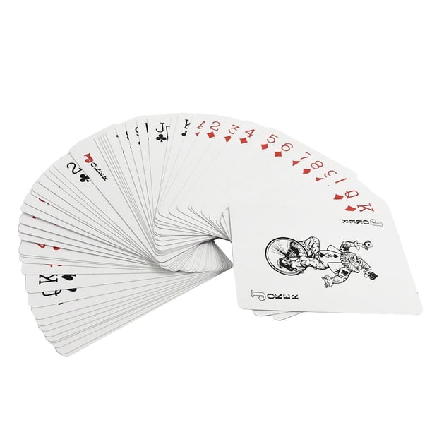 LotFancy Cartes à jouer, format jumbo standard, 12 jeux de cartes (6 noires 6 rouges), grand format, taille poker, pour Texas Hold'em, Blackjack, Pinochle, Euchre