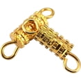 thumbnail image 4 of 300 Sets 14 x 3.5 mm Barrel Screw Clasps for Jewelry Making, Copper and Plating Twist Clasps for DIY Jewelries, Necklaces, Bracelets and Anklets (100 PCs Each in Gold, Silver and Platinum), 4 of 5