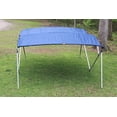 thumbnail image 3 of NAVY BLUE SQUARE TUBE FRAME VORTEX 4 BOW PONTOON/DECK BOAT BIMINI TOP 10' LONG, 91-96" WIDE (FAST SHIPPING - 1 TO 4 BUSINESS DAY DELIVERY), 3 of 8