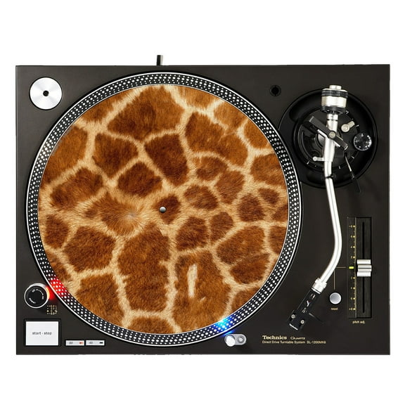 KuzmarK™ 12" DJ Turntable Slipmat - Giraffe