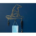 thumbnail image 4 of Harry Potter Hogwarts Sorting Hat Wall Hook Storage Rack, 4 of 7
