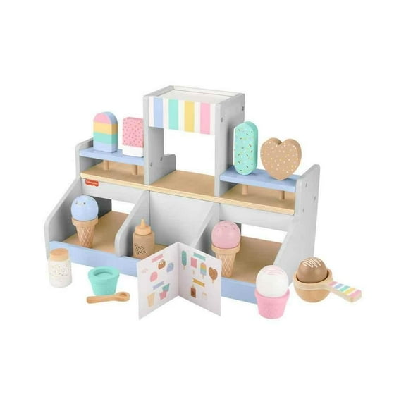 Juguete para Bebés Fisher Price Set Mi Primera Heladería de Madera