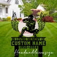 thumbnail image 4 of Handmadetneonsign Baseball Memorial Stake, Baseball Player Name Garden Stake, Cemetery Decorations 65959, 4 of 5