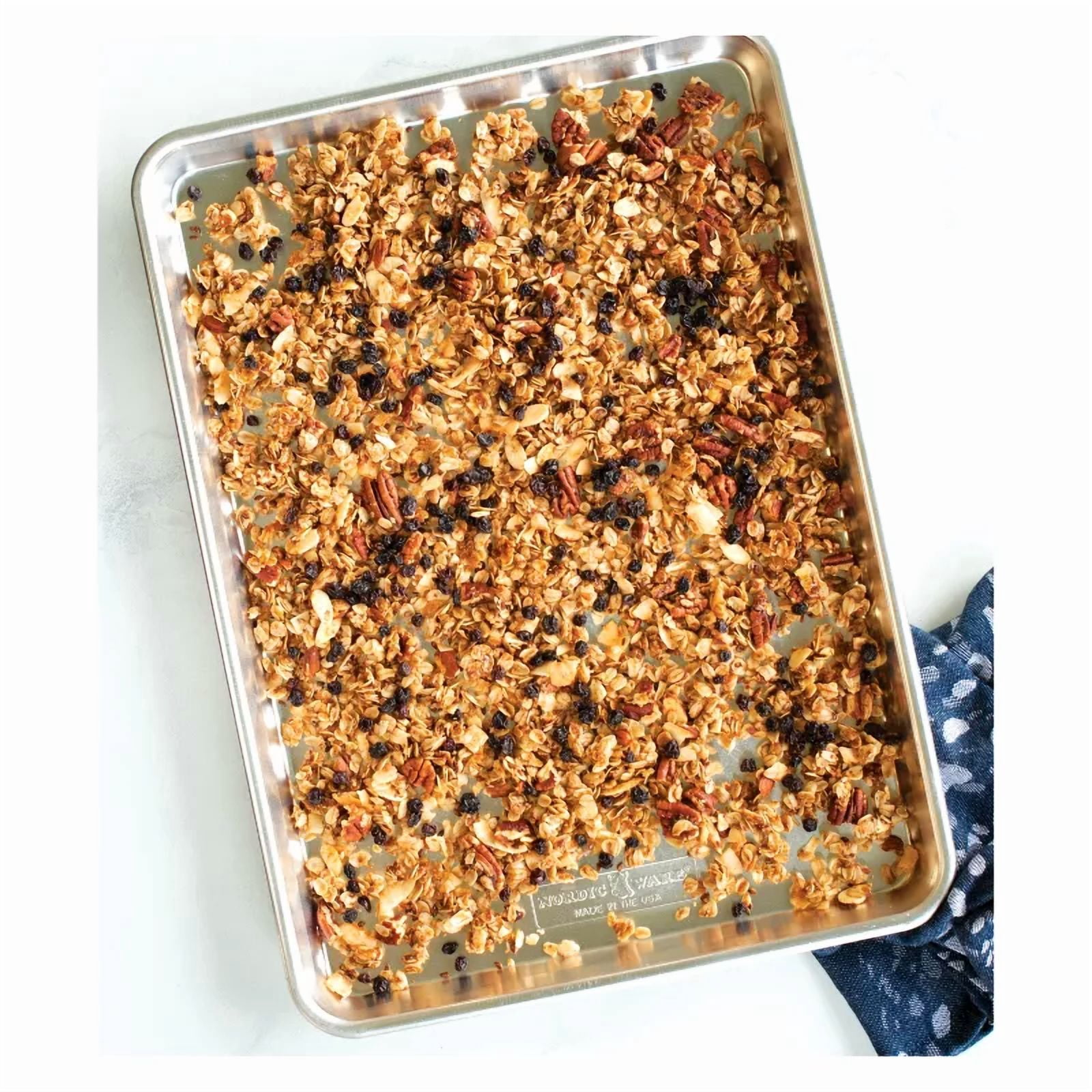Naturals Baker's Half Sheet: Aluminum Rimmed Baking Sheet, Hand Wash, Oven-Safe, 17.9" x 12.9"