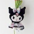 thumbnail image 3 of LLavero de juguete de peluche de Anime Kawali Loita Kuromi, vestido Floral suave de Sanrios japoneses, colgante de bolsa de peluche de My Melody, muñecas para niñas, regalo de Navidad, 3 of 5