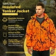 thumbnail image 5 of TrailCrest Adult Men’s Insulated & Waterproof Safety Tanker Jacket, 4X, Blaze Orange Camo, 5 of 10