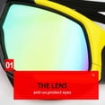 thumbnail image 4 of Adult Swim Goggles Men Women Swimming Goggles Comfortable Silicone Large Frame Swim Glasses Waterproof Anti-Fog UV Protection Swim Mask 180° Clear Vision, 4 of 7
