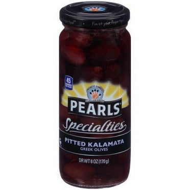 Pearls Specialties Pitted Kalamata Greek Olives (Pack of 8)