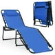 thumbnail image 1 of Tumbona Plegable Costway Playa portátil Reclinable 4 posiciones azul 189 x 59 x 40 cm, 1 of 9