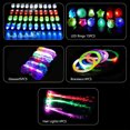 thumbnail image 3 of Mushroomcase 150 Packs LED Light Up Toy Party Favors Glow In The Dark Party Supplies Bulk Big Bonus Package, 3 of 7