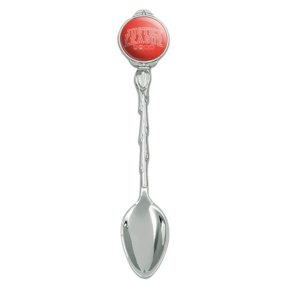 Justice League Athletic Logo Novelty Collectible Demitasse Tea Coffee Spoon