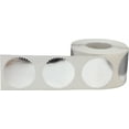 thumbnail image 2 of Envelope Package Seals Serrated Edge Color Coding Labels Metallic Silver 1 1/2 Inch Round 500 Total Adhesive Stickers, 2 of 3