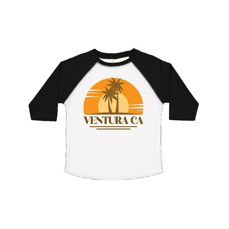 

Inktastic Ventura California Retro Sunset Gift Toddler Boy or Toddler Girl T-Shirt