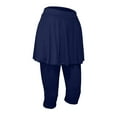 thumbnail image 7 of SNOWSONG Skirted Leggings for Women 2025 Tennis Golf Skorts Capris Gym Tennis Yoga Legging with Skirts 1PC, 7 of 7