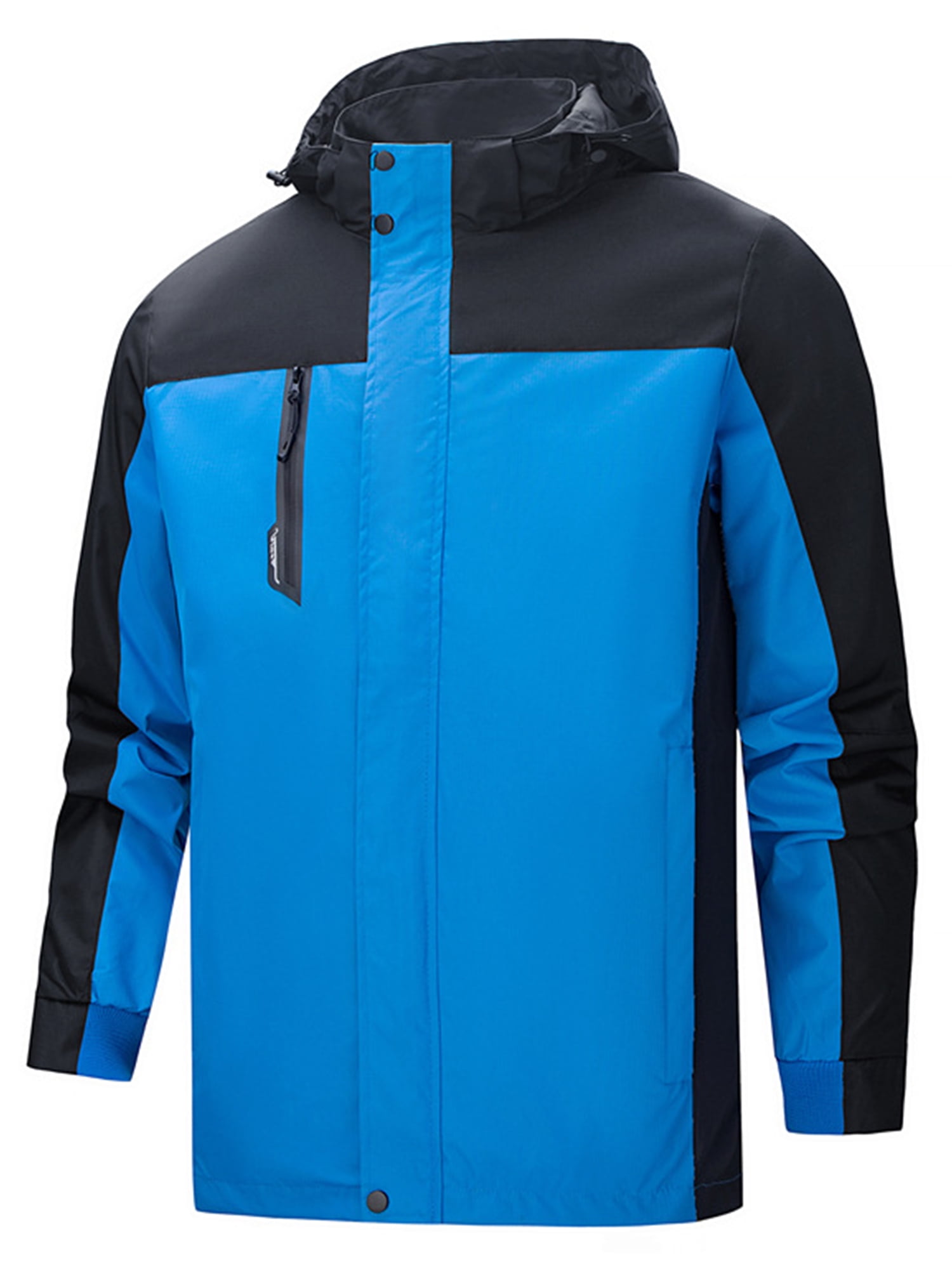 Frontwalk Men's Full Zip Hooded Jacket Water Resistant Soft Shell
