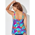 thumbnail image 2 of Swimsuits for All Women's V-Neck Flowy Tankini Top, 2 of 5