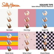 Sally Hansen Perfect Manicure Press On Nails, Square Shape, Get Mod, 24 False Nails