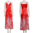 thumbnail image 3 of Disfraz de fantasía de Carrie para mujer adulta, vestido largo de color rojo sangre, traje de fantasía, disfraces de Carnaval de Halloween para mujer 2023, 3 of 5